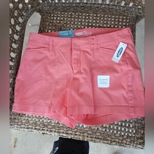 Old Navy PIXIE‎ Women's Pink/coral Shorts. Sz2. 3.5 Length